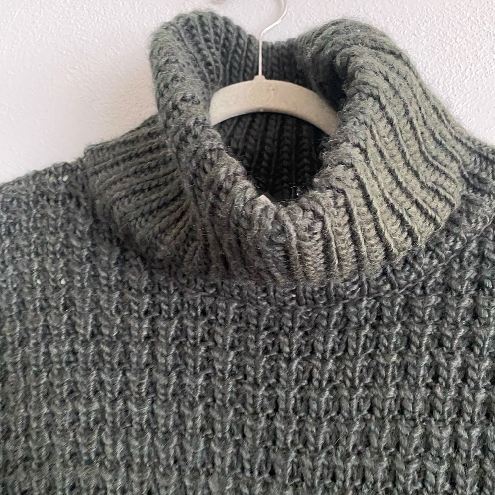 Anthropologie Tracy Reese Size Sweater Medium Wool Alpaca Chunky Turtleneck Knit - Picture 2 of 7